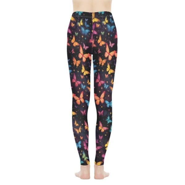 Women Full Length Leggings, Ethnic Geometric High Waist Stretchy Workout Tights, Ladybug Comfy Yoga Pants Plus Size