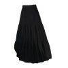 Women Autumn Winter High Waist Mid Length Skirts Vintage Knitted Long Skirts