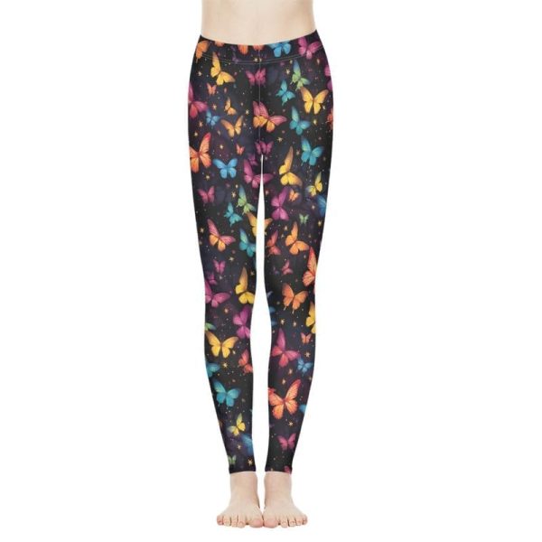 Women Full Length Leggings, Ethnic Geometric High Waist Stretchy Workout Tights, Ladybug Comfy Yoga Pants Plus Size