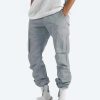 Men Solid Casual Multiple Pockets Outdoor Straight Type Fitness Pants Cargo Pants Trousers, 01-gray, 5X-Large