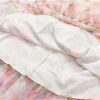 Women's Bohemian Floral Print Beach Dress Ruffle Net Yarn Flutter Cascading Wedding Guest Maxi Dresses