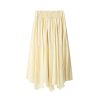 Women Pleated Long Skirt Ruffled Elegant Party Skirts ﻿
