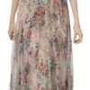 Women's Bohemian Floral Print Summer Beach Wedding Guest Party Dress Cascading Ruffle Net Yarn Maxi Dresses