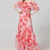 Women's Boho Floral Summer Suspender Dresses High Waist Beach Holiday Maxi Party Dress