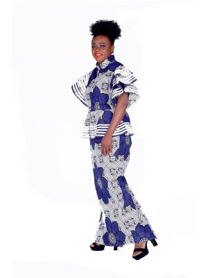 Women African Dresses Clothing Dashiki Bazin Riche Dress Women Skirt Set Print Ankara Zipper Top