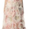 Women's Bohemian Floral Print Beach Dress Ruffle Net Yarn Flutter Cascading Wedding Guest Maxi Dresses