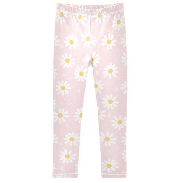 Girls Prints Leggings Yoga Pants Tights Trousers for Kids in 4T to 10 Years