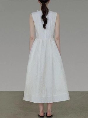 Women Elegant Dresses Vintage Classic Pearl Slim Fit Long Evening Formal Dress