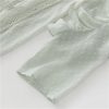 Women's Bohemian Chiffon Long Dress Stand Collar Belt Hollow Lace Ruffle Patchwork Maxi Dresses