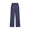 Summer Capri Pants for Women Casual Cotton Linen Pants Straight Leg Vacation Beach Crop Pant with Pockets