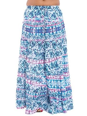 Women's Beautiful Stylish Printed Cotton Long Skirt