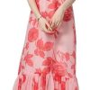 Women's Boho Floral Summer Suspender Dresses High Waist Beach Holiday Maxi Party Dress