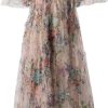 Women's Bohemian Floral Print Summer Beach Wedding Guest Party Dress Cascading Ruffle Net Yarn Maxi Dresses