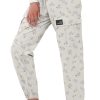 Girls&Womens Printed Cargo Pants Elastic Waist Lightweight Outdoor Jogger Pants, 6 Years - XX-Large