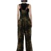 Women's Y2K Leopard Print Jeans Overall Chic Streetwear Baggy Wide Leg Jumpsuit Retro Hip Hop Loose trouser