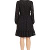 Women's V-Neck Ruched Waist Tiered Skirt Dress