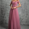 Women's One-Shoulder V-Neck Evening Dress Pleated Chiffon Long Ball Gown Party Formal Wear