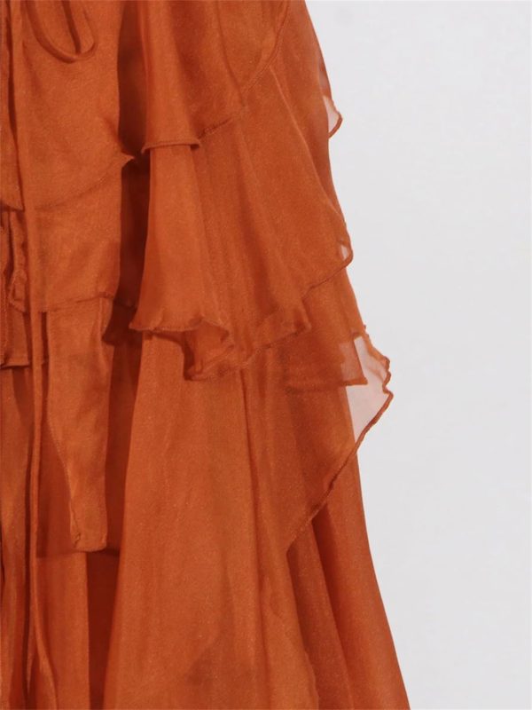 Women Camisole Sleeveless Backless Spliced Appliques High Waist Long Solid Retro Slimming Elegant Dress