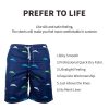 Men's Board Shorts, Quick Dry Swimwear Beach Holiday Party Bermuda Swim Big Pants …