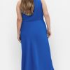 Women's Plus Size Dress-Limelight Halter Midi