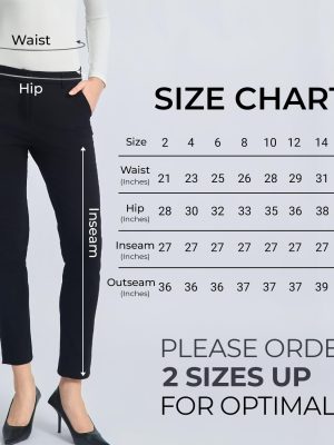 Cropped Pants for Women Petite Small Size Mid Waist Slim Fit Work Pants Stretch Trousers Slack Casual Office Wear
