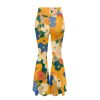 Flare Yoga Pants Women Elegant Funny Graphic Bell Bottoms Pants for Womens High Waisted Flare Leggings Stretch Trousers