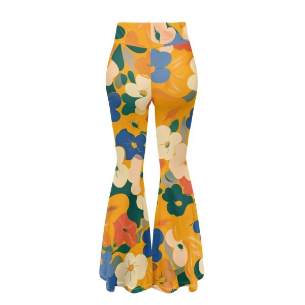 Flare Yoga Pants Women Elegant Funny Graphic Bell Bottoms Pants for Womens High Waisted Flare Leggings Stretch Trousers