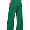 Wide Leg Pants Women's High Elastic Waisted in The Back Business Work Trousers Long Straight Suit Pants