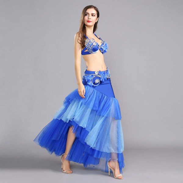 Belly Dance Costume Belly Dance Skirt Long Belly Dance Bra Belt Belly Dancing Outfit for Women Carnival Costumes