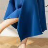 Women Irregular Skirt Long High Waist Office OL Work Midi Skirts