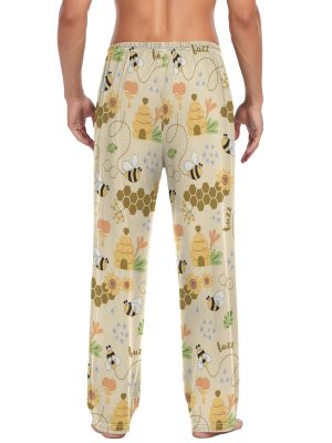 Funny Duck Pattern Men's Pajama Pants Sleepwear Lounge Pajama Bottoms