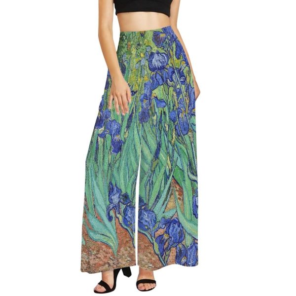 Women's Yoga Pant Boho Palazzo Wide Leg Summer Beach Pants Hippie Bohemian Pilate