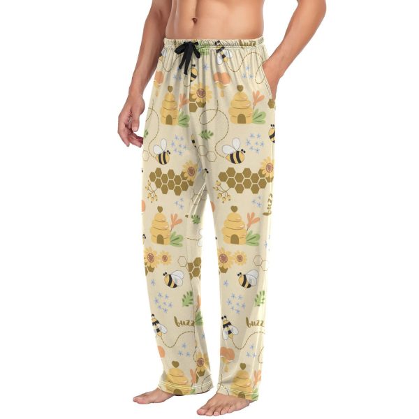 Funny Duck Pattern Men's Pajama Pants Sleepwear Lounge Pajama Bottoms