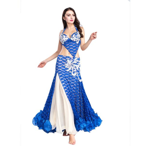 Belly Dancer Costumes for Women Belly Dance Skirt Long Belly Dance Bra Mermaid Bellydance Skirts Carnival Outfit