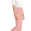 Girl's Fall Knitted Ribbed Bell Bottoms Pants Ruffle Flare Pants Floral Embroidery Trousers for Children's
