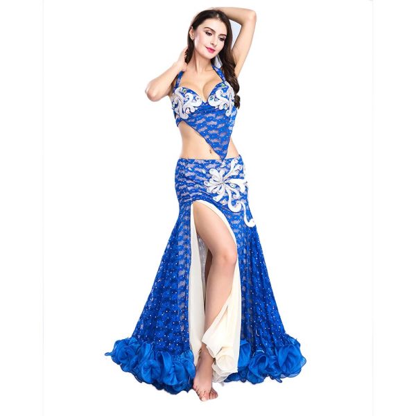 Belly Dancer Costumes for Women Belly Dance Skirt Long Belly Dance Bra Mermaid Bellydance Skirts Carnival Outfit