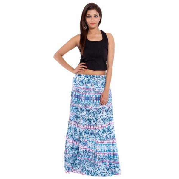 Women's Beautiful Stylish Printed Cotton Long Skirt