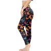 Women Full Length Leggings, Ethnic Geometric High Waist Stretchy Workout Tights, Ladybug Comfy Yoga Pants Plus Size
