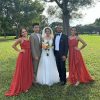 Women's Bridesmaid Dresses 2025 with Slit Spaghetti Straps Formal Party Gowns A Line Maxi Dress PU162