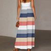 Wide Leg Pants Woman Summer 2025 Flowy High Waisted Trousers Baggy Drawstring Beach Pant with Pockets