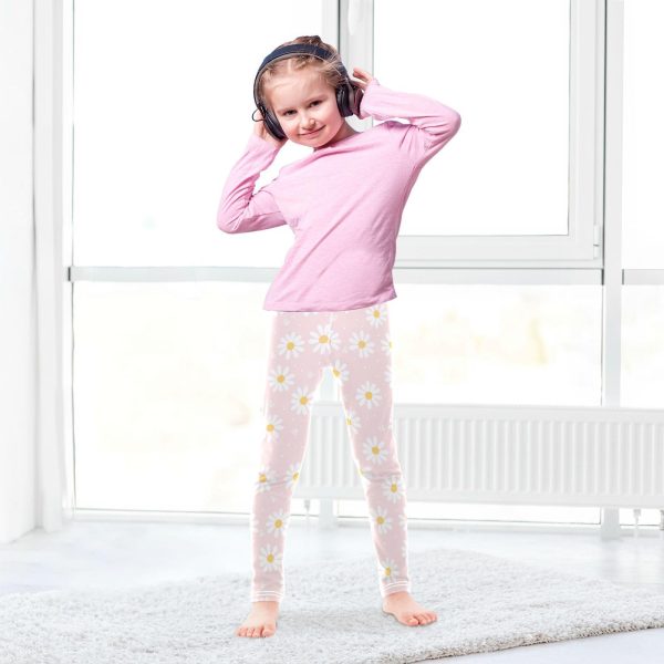 Girls Prints Leggings Yoga Pants Tights Trousers for Kids in 4T to 10 Years