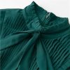 Women's Bohemian Holiday Party Dress Stand Collar Long Sleeve Ruffled Casual Elegant Maxi Dresses