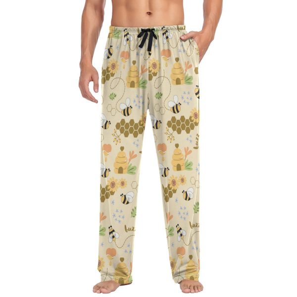 Funny Duck Pattern Men's Pajama Pants Sleepwear Lounge Pajama Bottoms