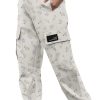 Girls&Womens Printed Cargo Pants Elastic Waist Lightweight Outdoor Jogger Pants, 6 Years - XX-Large