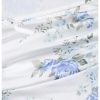Women's Floral Square Neck Long Sleeve Bodysuit Ruched Casual Tee Tops