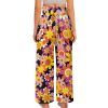 Womens Wide Leg Pants Novelty Yoga Pants with Pockets High Waist Lounge Sweatpants for Workout Trendy Pajama Pants