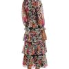 Women's V-Neck Tiered Skirt Maxi Day Dress Event Party Night Out Guest of