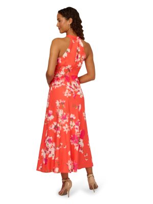 Women's Empire Halter Chiffon Dress