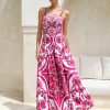 Women's One Piece Sling Classic Majolica Adjustable Bathing Suits Back Lace up Swimsuit with Skirt/Shorts