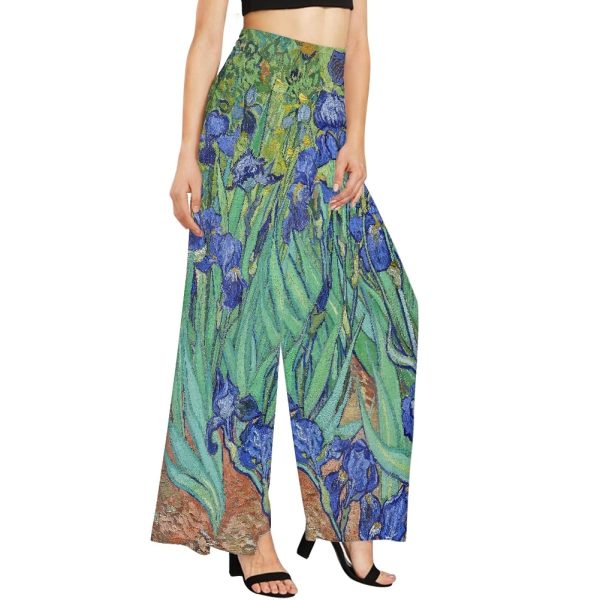Women's Yoga Pant Boho Palazzo Wide Leg Summer Beach Pants Hippie Bohemian Pilate